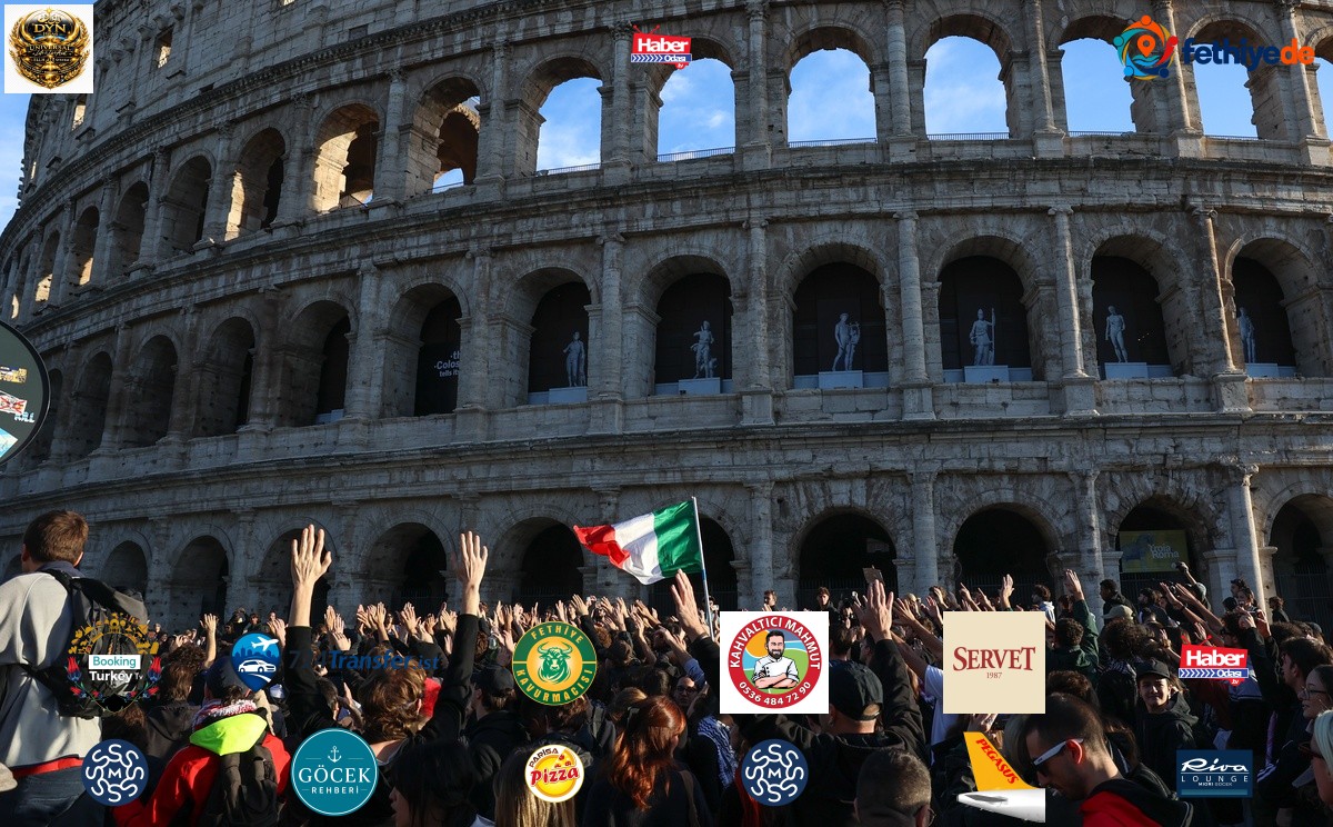 İtalya'da yaşam maliyeti ve silahlanma protestosunda Roma'da polis tazyikli su sıktı