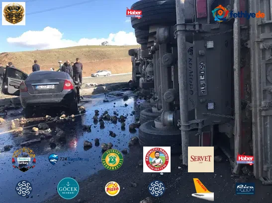 Ağrı'da feci kaza! Pancar yüklü TIR'ın altında kalan otomobilde 4 kişi hayatını kaybetti