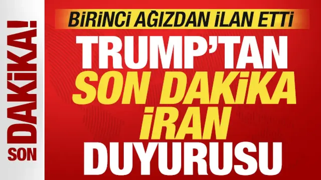 Trump'tan son dakika İran açıklaması! Birinci ağızdan ilan etti! ABD, İran'ı vuracak mı?