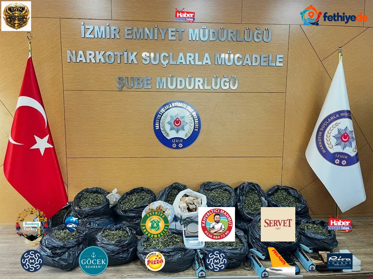 İzmir ve Muğla'da uyuşturucu operasyonunda 12 şüpheliden 7'si tutuklandı