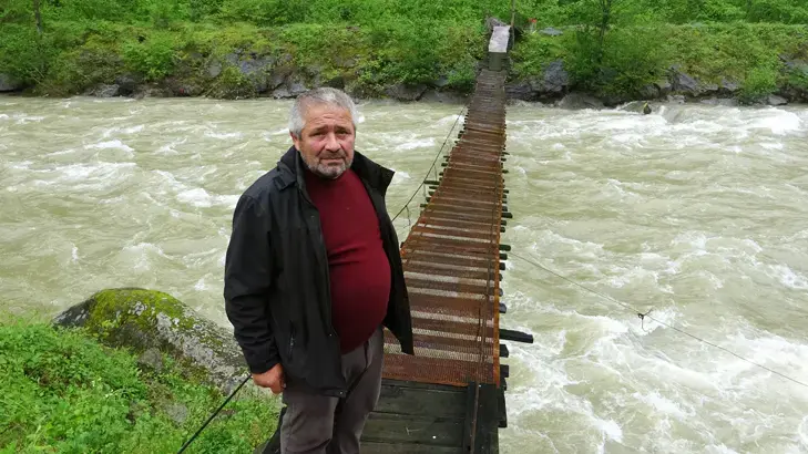 Giresun'da korkuyla geçilen köprü için harekete geçildi! 15 yıllık mücadeleyi kazandılar