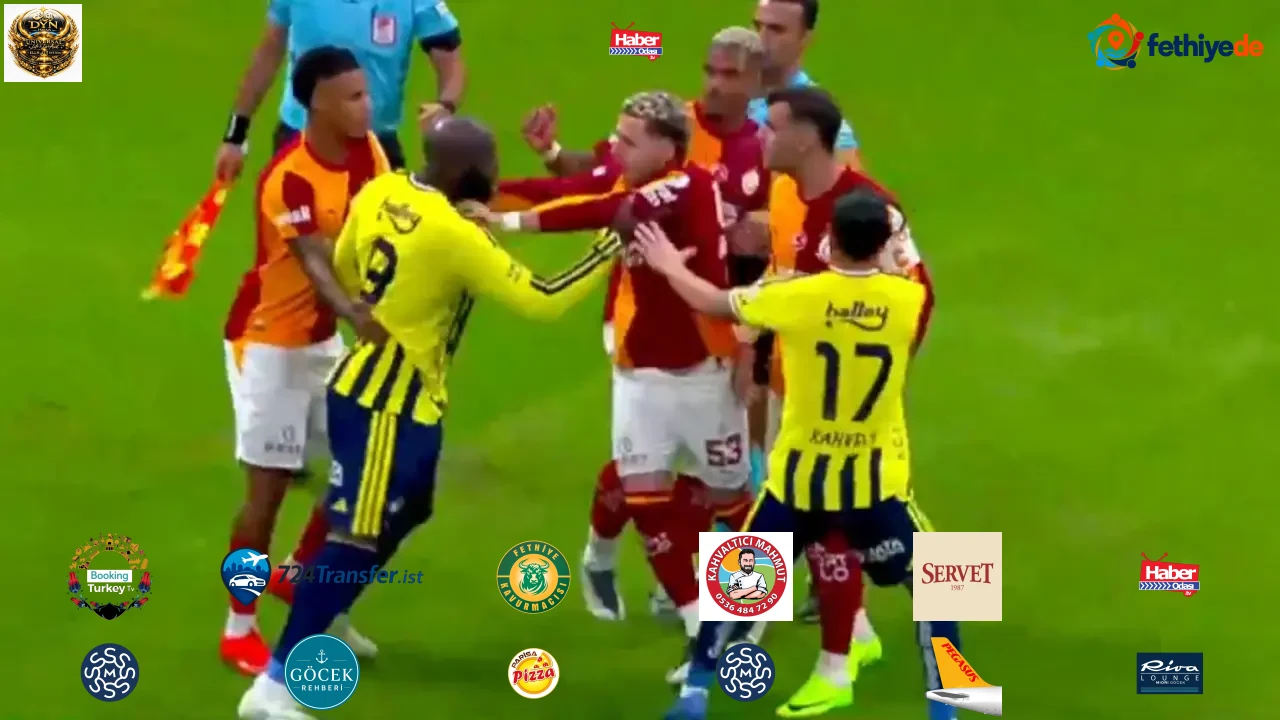 Dev derbi olaylı başladı! 20. saniyede gerginlik