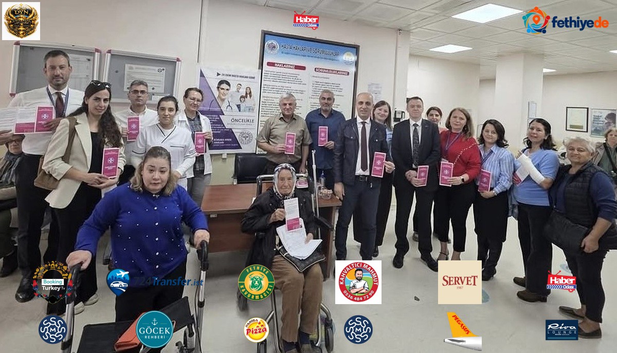 Hasta Hakları Günü’nde Edremit Devlet Hastanesi’nde yatan hastalar ziyaret edildi