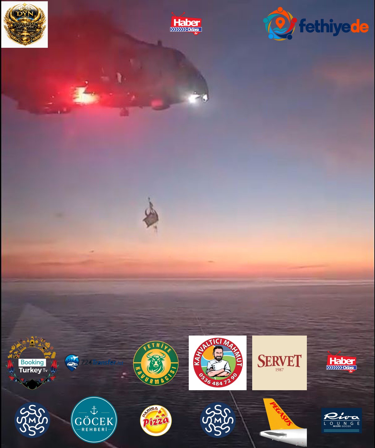 Cezayir açıklarında iş kazası geçiren Türk denizci helikopterle hastaneye sevk edildi