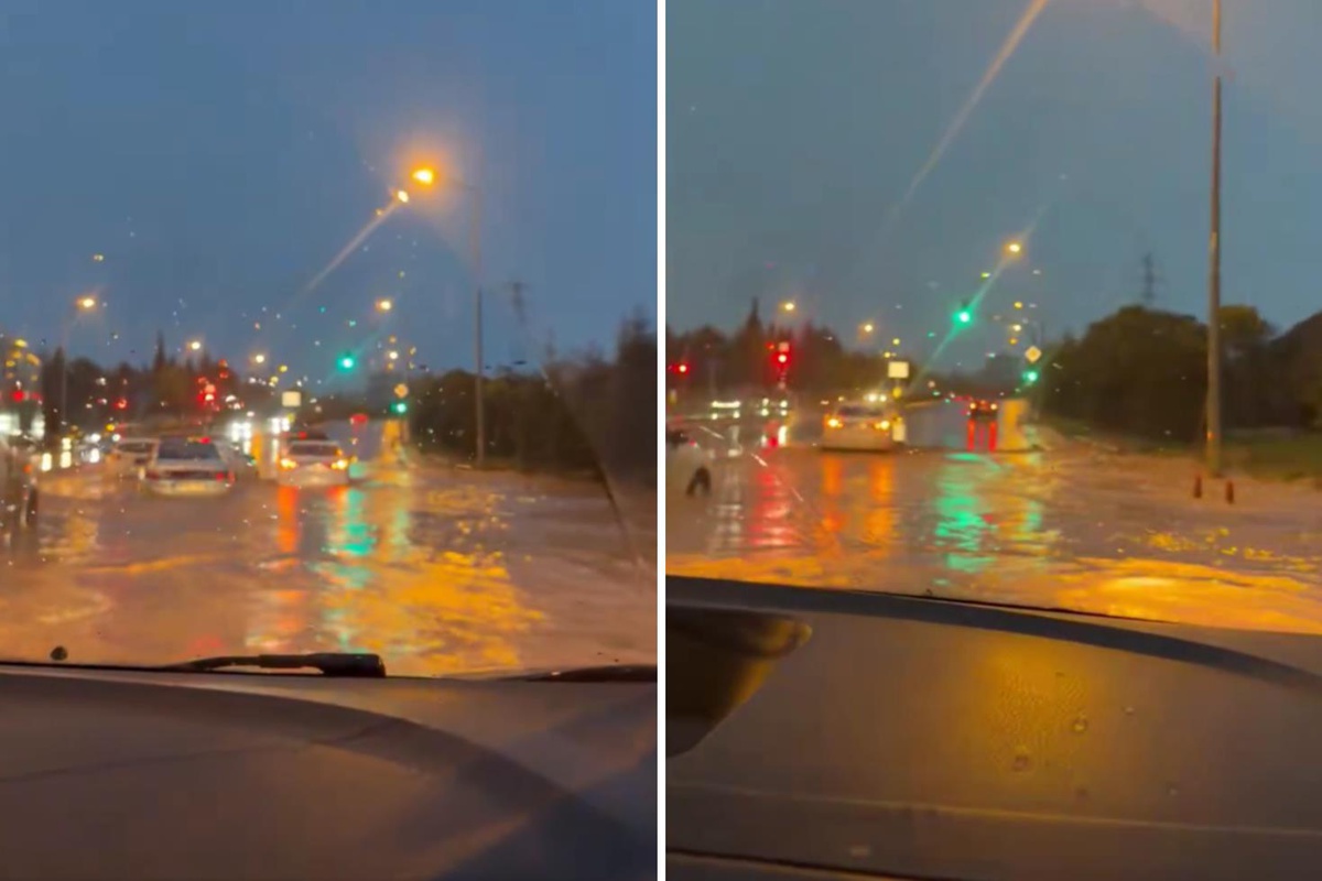 Görüntüler İstanbul'dan! Sağanağın vurduğu Tuzla ve Pendik'te yollar göle döndü