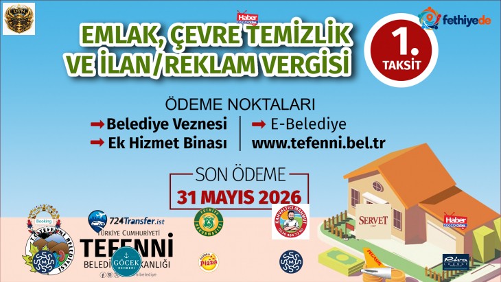 Vergi Borcu 1. Taksit Dönemi Ödemesi Hakkında Duyuru