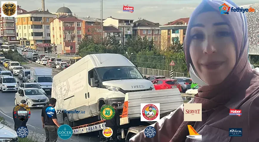 Kaldırımda yürüyorlardı, refleksiyle çocuklarını kurtardı! Anne devrilen minibüsün altında can verdi