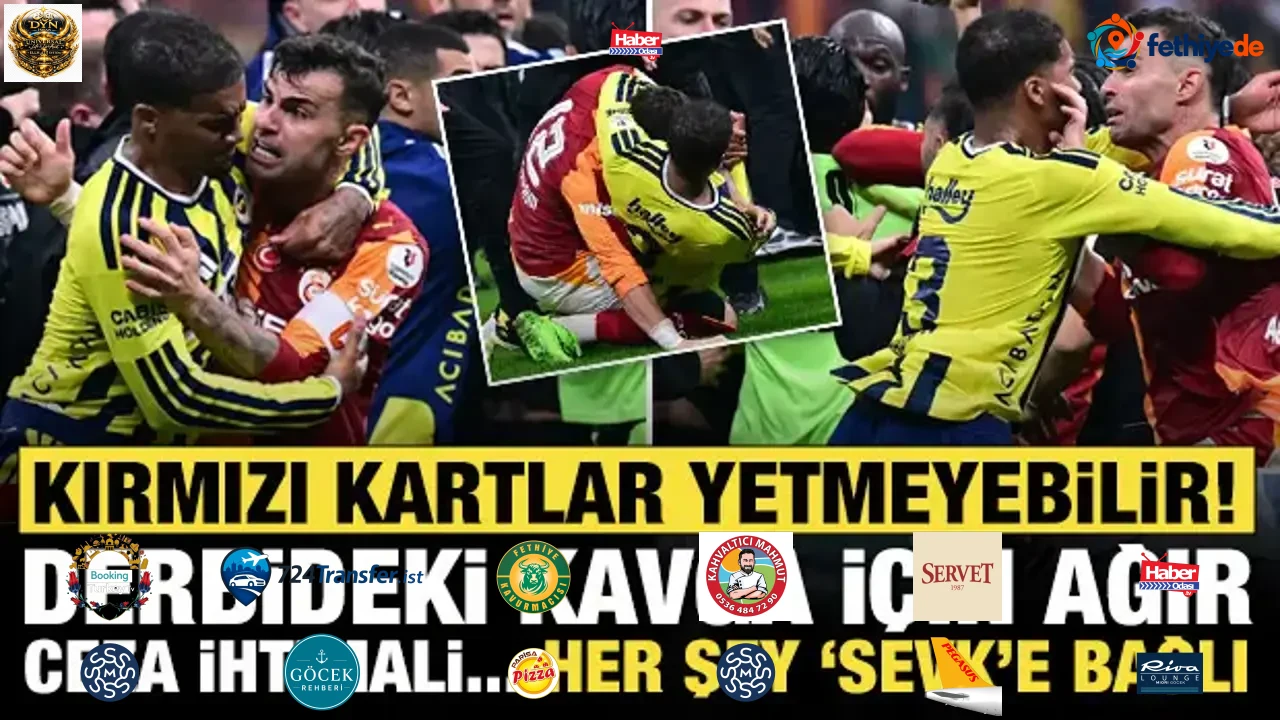 Kırmızı kartlar yetmeyebilir! Derbinin önüne geçen kavgada ağır ceza gündemde