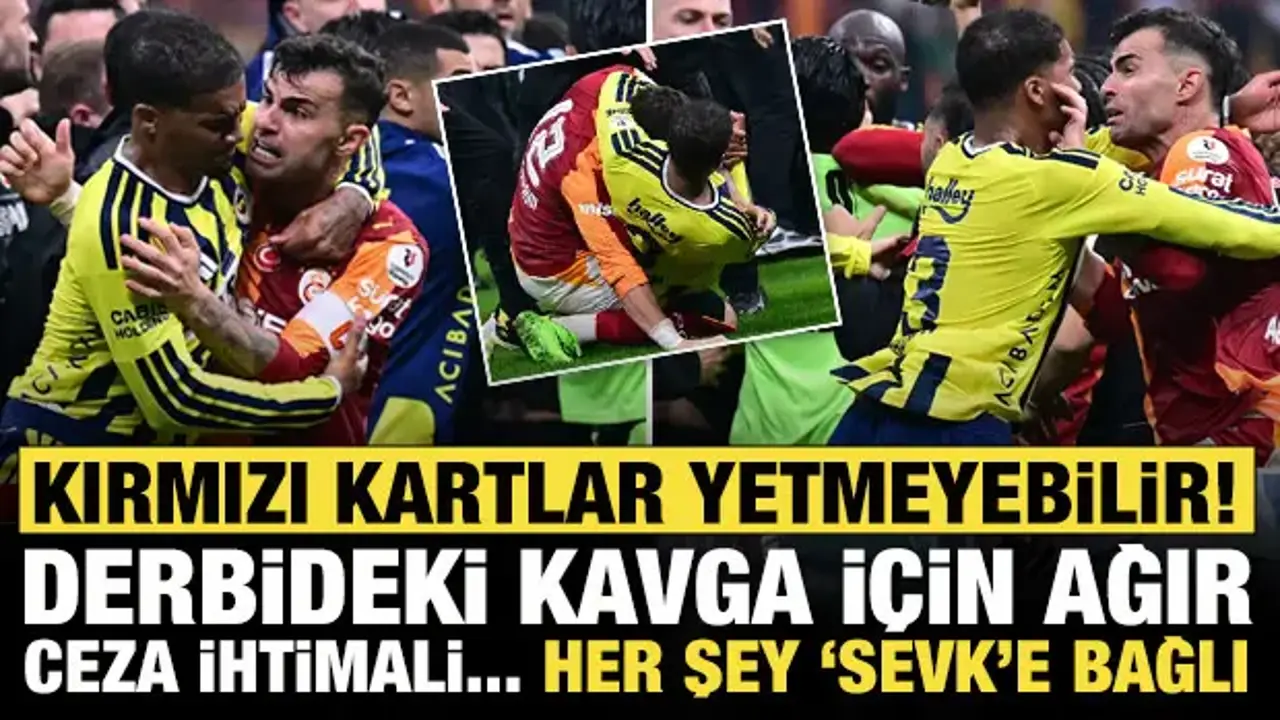 Kırmızı kart yetmeyecek! Derbinin önüne geçen kavgada verilecek cezalar ağır olabilir