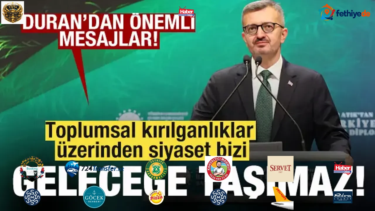 İletişim Başkanı Duran: Toplumsal kırılganlıklar üzerinden siyaset bizi geleceğe taşımaz