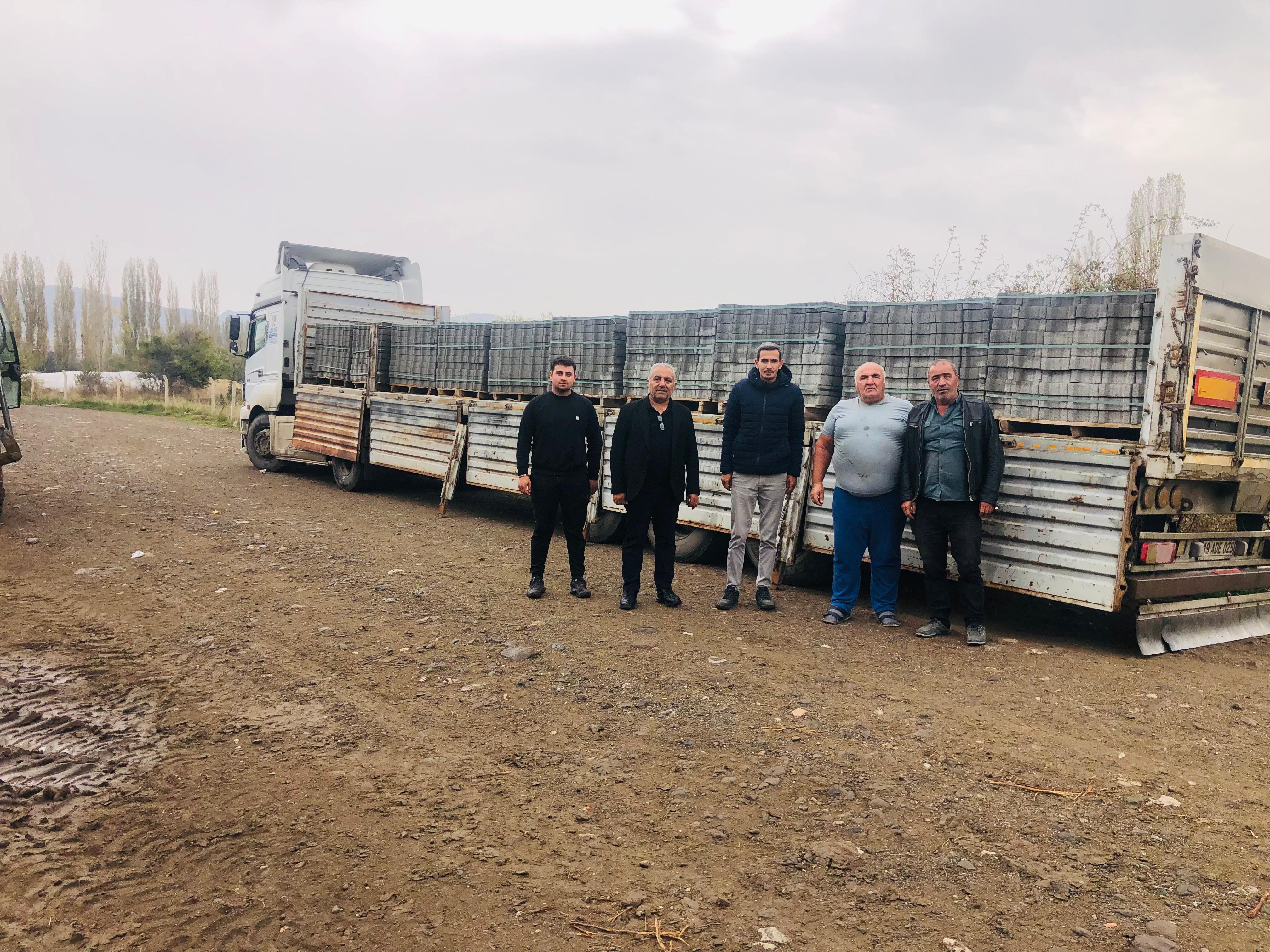 Boğazkale Belediyesi 'nden 6.000 M2 Parke Taşı Alımı