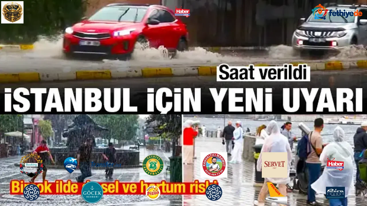 Saat verildi: İstanbul için yoğun yağış uyarısı! Birçok ilde de sel ve hortum riski