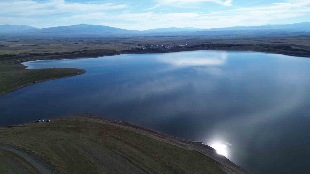 Kars'a içme suyu sağlayan Bayburt Barajı sonbahar yağışlarıyla yüzde 80'e ulaştı