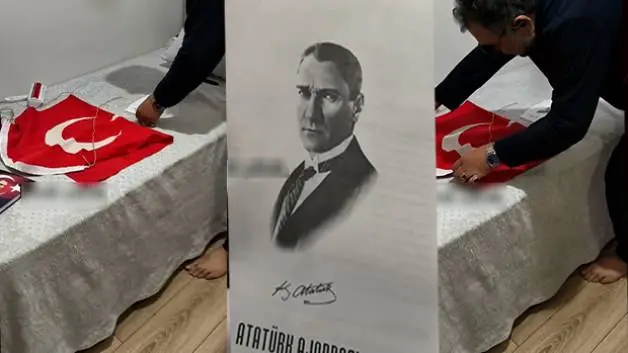 Balıkesir'de sözde öğretmen Türk bayrağı ve Atatürk’e hakaret etti gözaltına alındı