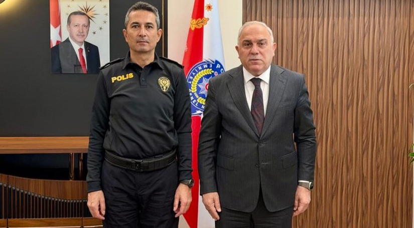 Başkan Turan'dan Fatih'in Yeni İlçe Emniyet Müdürü Zafer Mete'ye Hayırlı Olsun Ziyareti