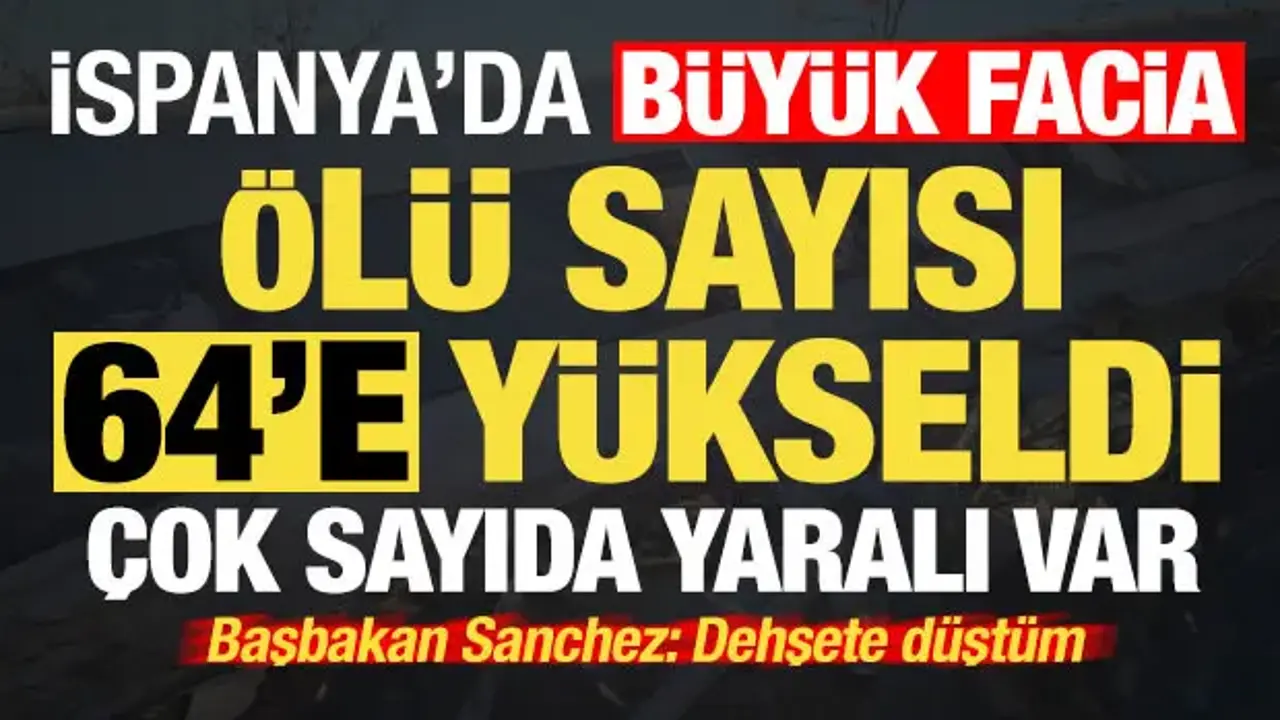 İspanya'da yüksek hızlı trenler çarpıştı: Ölü sayısı 64'e yükseldi, çok sayıda yaralı var