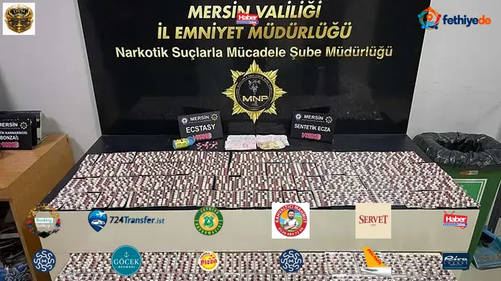 Mersin'de uyuşturucu operasyonu: Gözaltına alınan 8 kişiden 7'si tutuklandı