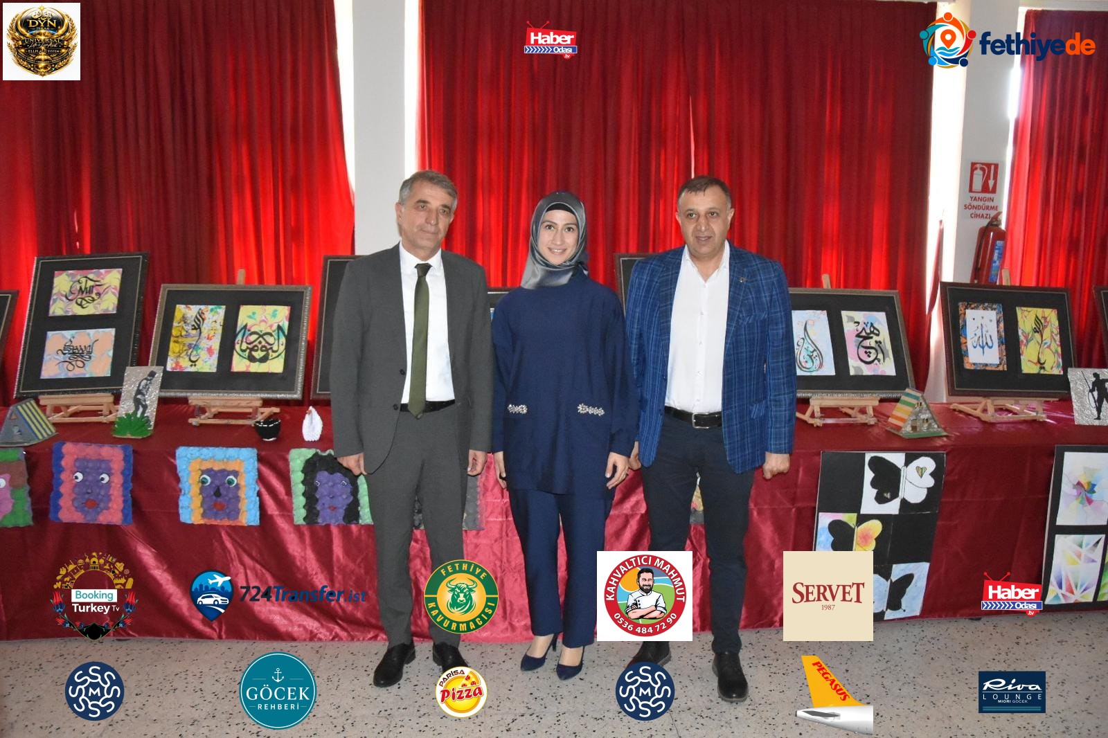 Belediye başkanimiz osman koç şiir dinletisi ve resim sergisi programina katildi