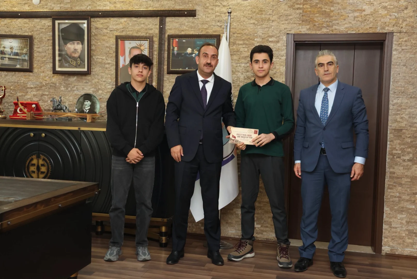 Geleceğimizin teminatı olan gençlerimizden böyle anlamlı bir mektup almak bizleri son derece mutlu etti. - İncesu Belediyesi
