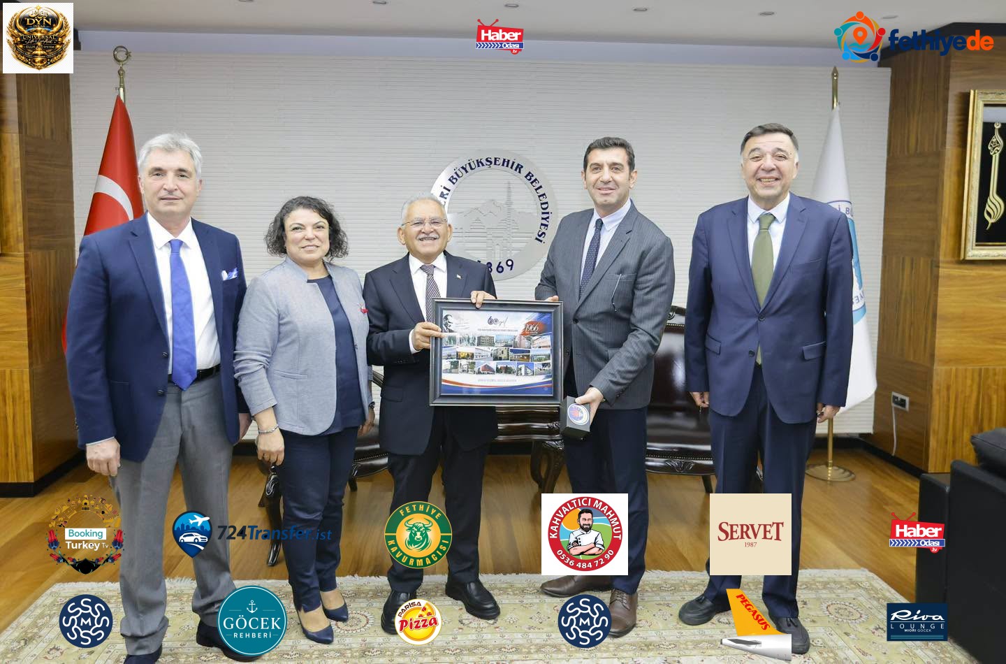 Başkan Büyükkılıç’a Ziyaretçi Yoğunluğu