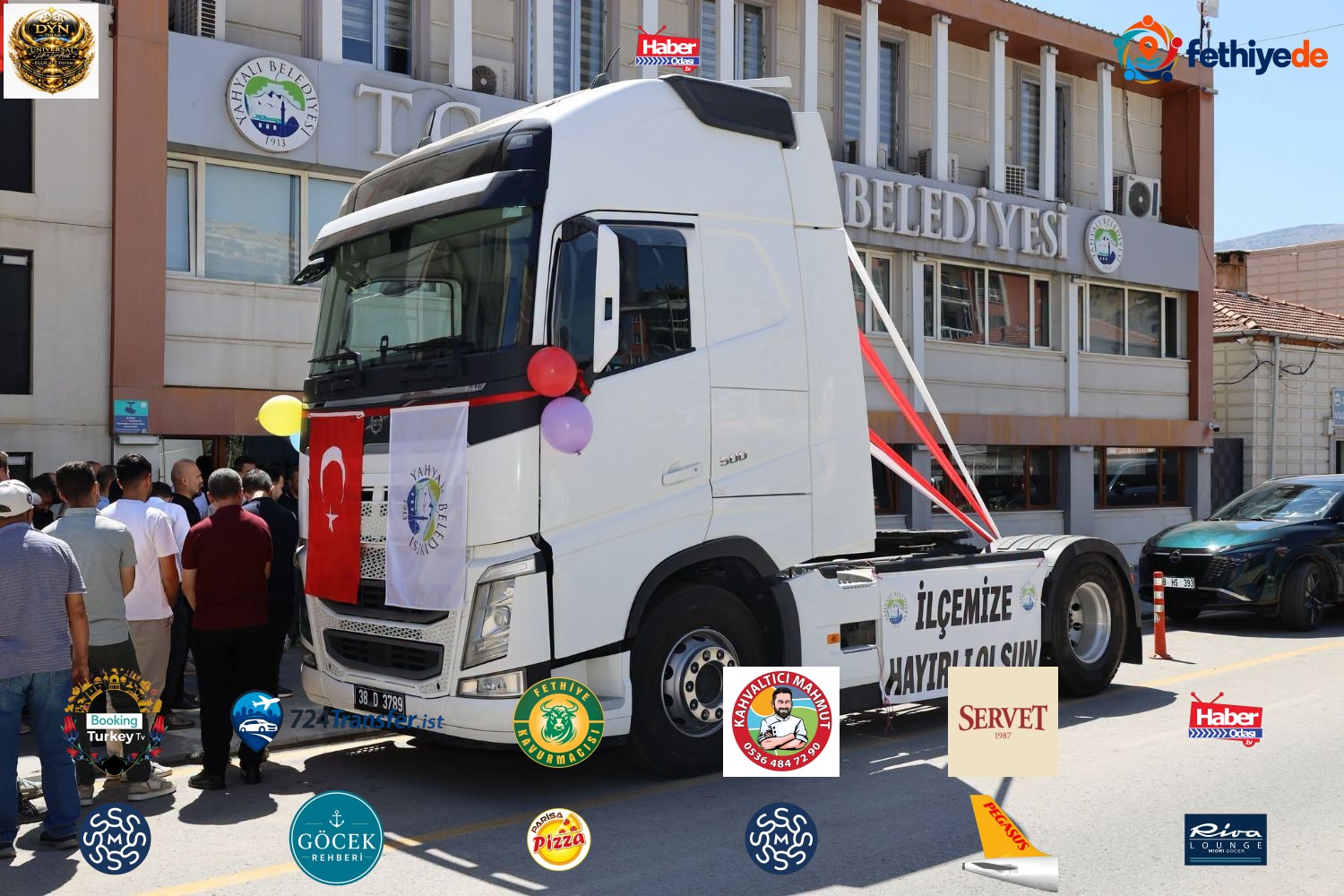Yahyalı Belediyesi Araç Filosunu Güçlendirdi: Volvo Fh500 Çekici Tır Hizmete Alındı