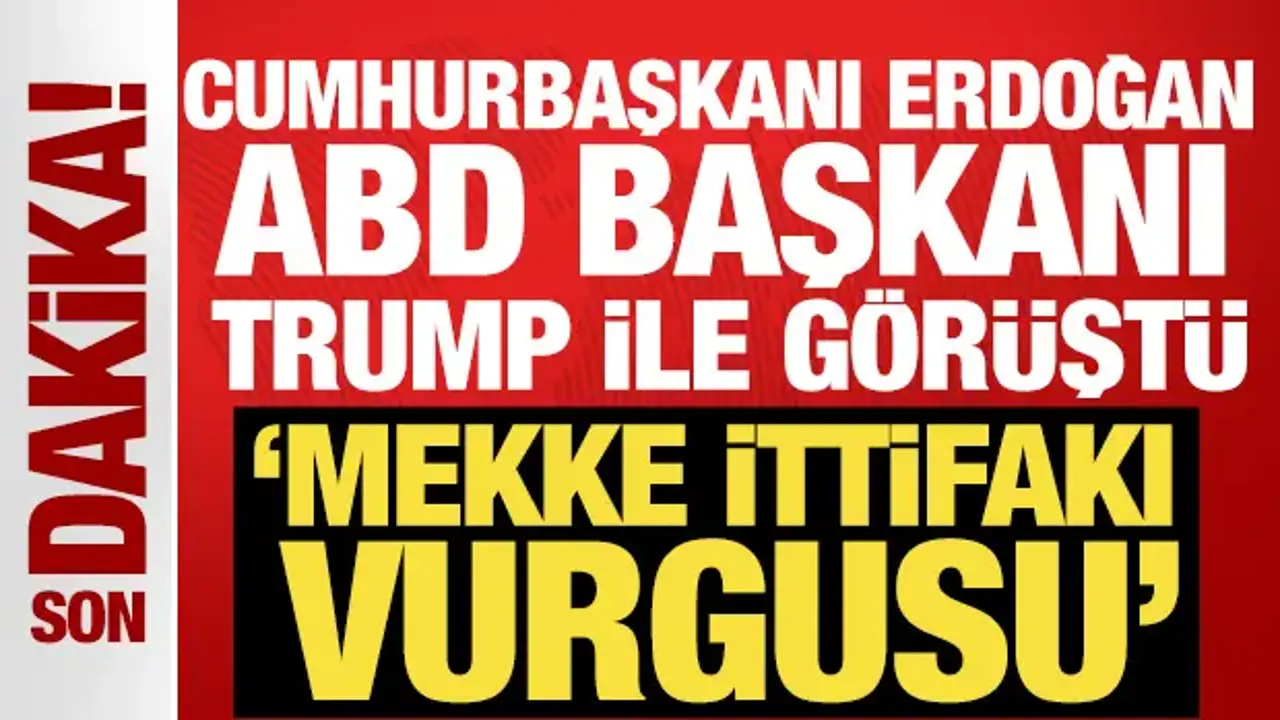 Cumhurbaşkanı Erdoğan, Trump ile görüştü