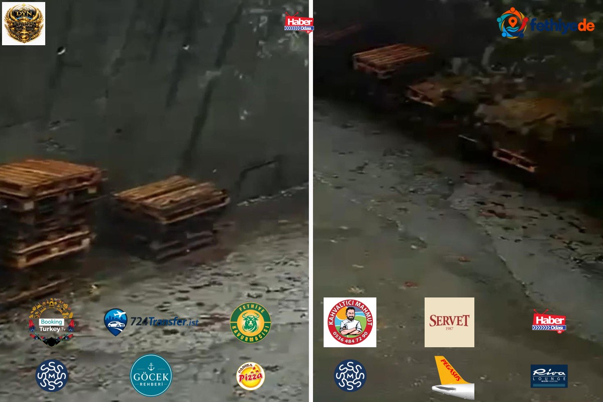 Zonguldak'ta istinat duvarının çöktüğü anlar kamerada