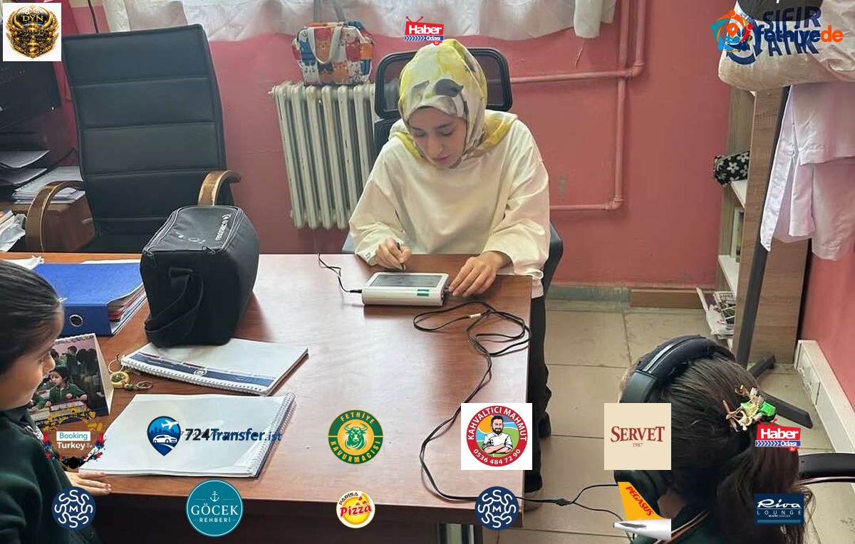 Şırnak Uludere'de öğrencilere işitme taraması Sağlık Müdürlüğünce başlatıldı