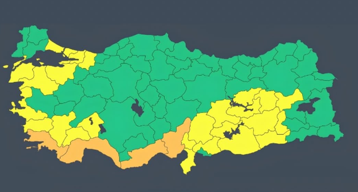 İçişleri Bakanı Çiftçi, 29 Ekim'de 4 il için turuncu kodlu yağış uyarısı yaptı