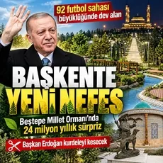 Başkentin dev yaşam alanı! Beştepe Millet Ormanı 29 Ekim'de açılıyor: Kurdeleyi Başkan kesecek