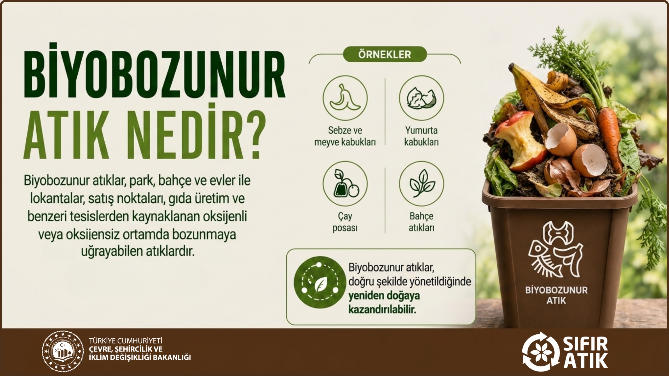 2026 Yılı Sıfır Atık Temaları Kapsamında Mayıs Ayı Teması: Biyobozunur