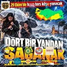 İstanbul’da yağmur gün boyu sürecek! Meteoroloji 29 Ekim’de kuvvetli yağış beklenen illeri açıkladı