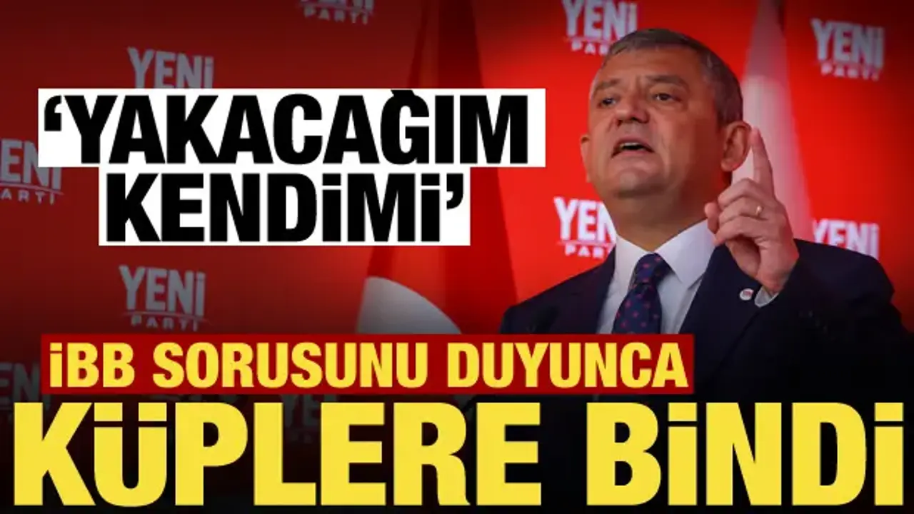 Özgür Özel İBB sorusunu duyunca küplere bindi: Yakacağım kendimi...