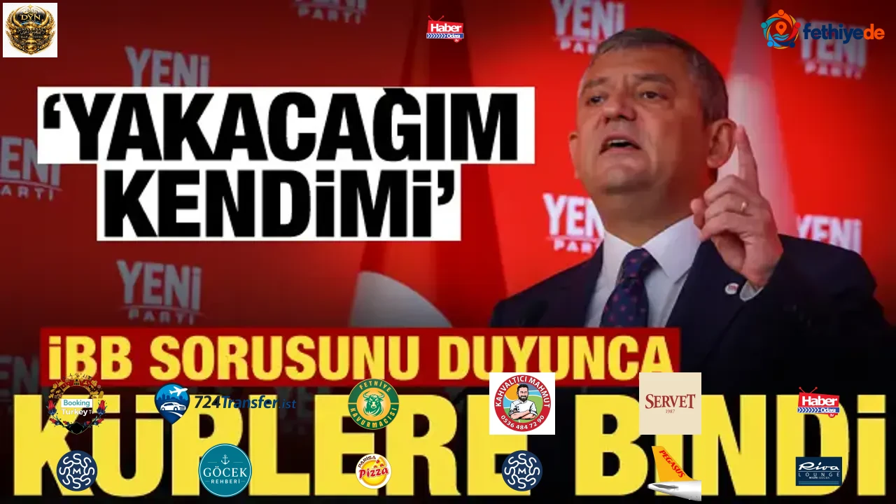 Özgür Özel İBB sorusunu duyunca küplere bindi: Yakacağım kendimi...