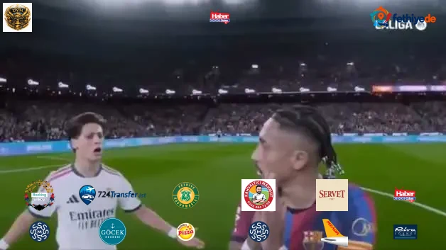 La Liga'nın dev derbisinin hakemin saha içi iletişimi gündem oldu