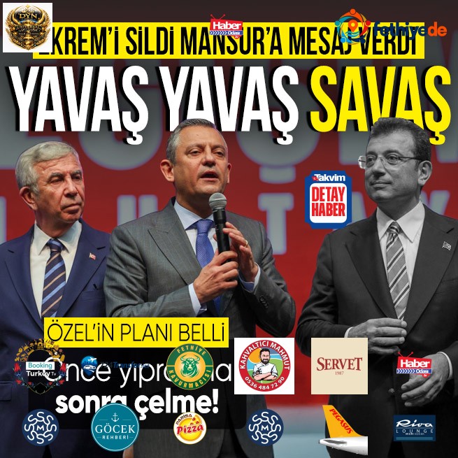 Adaylık savaşı alevleniyor! Özgür Özel’den Mansur Yavaş’ı bitirecek plan! Ekrem İmamoğlu üzerinden mesaj verdi