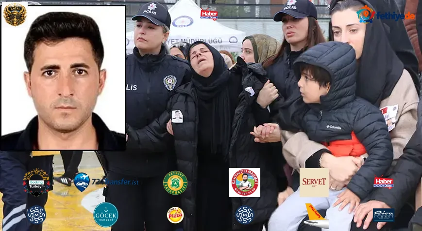 Şehit polise acı veda! Eşi ve annesi tabuta sarılarak gözyaşlarına boğuldu