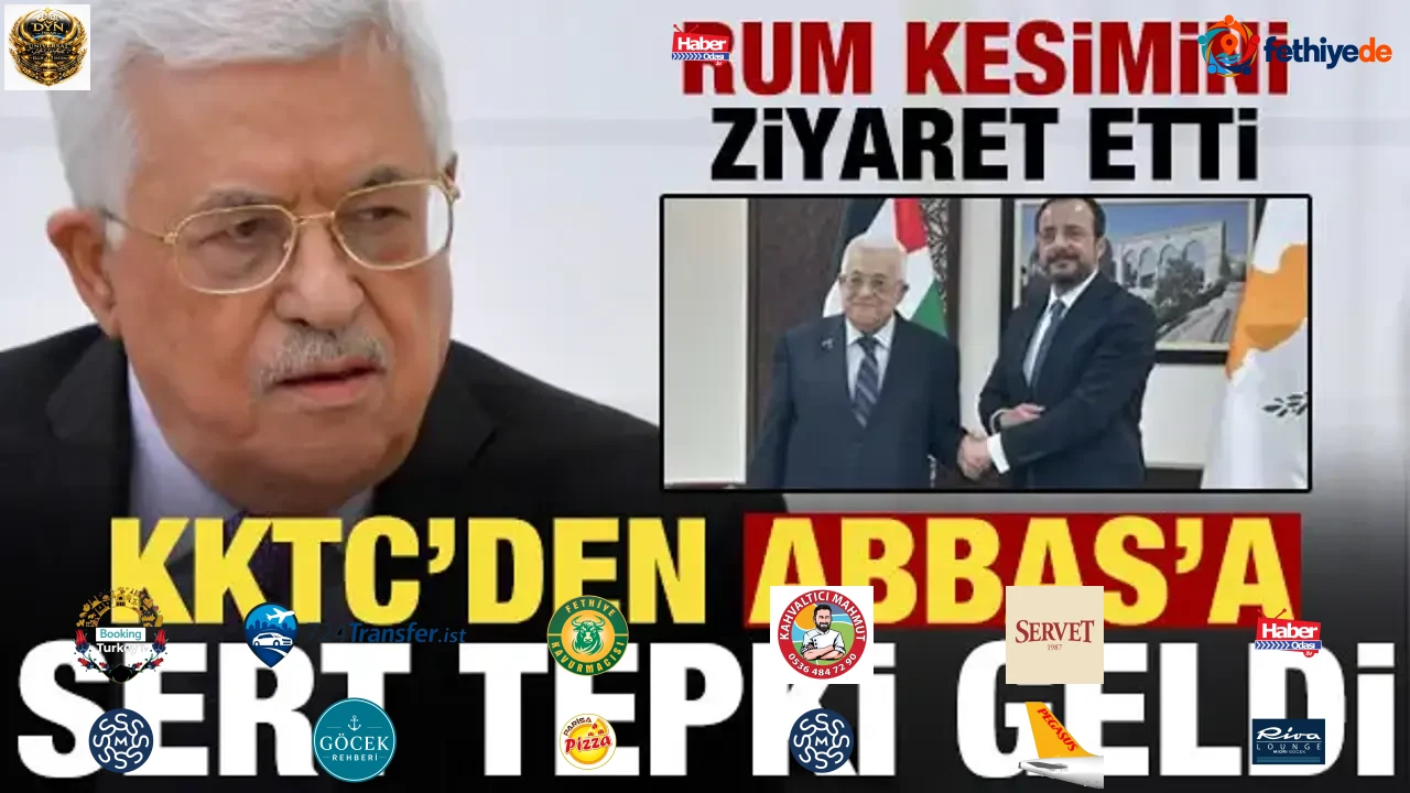 KKTC'den Abbas'ın Rum kesimi ziyaretine sert tepki!