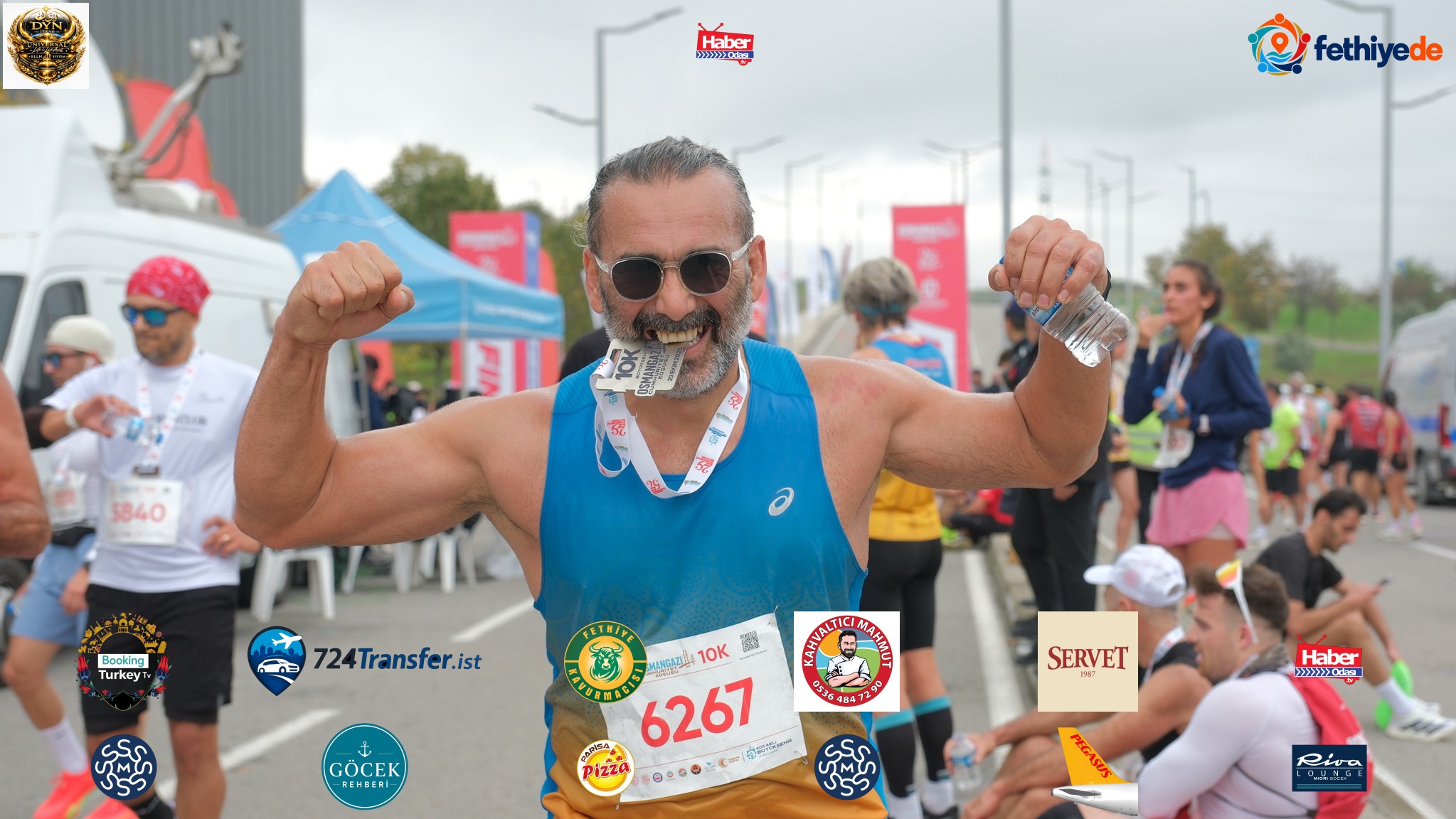 Çok sayıda sporcu etkinliğe katıldı.