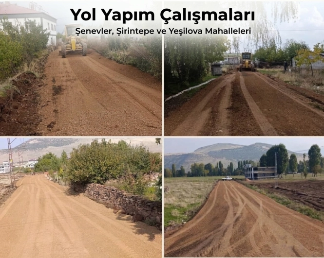 Güroymak’ta 1.000 Metrelik Yolun PMT Serimi Tamamlandı