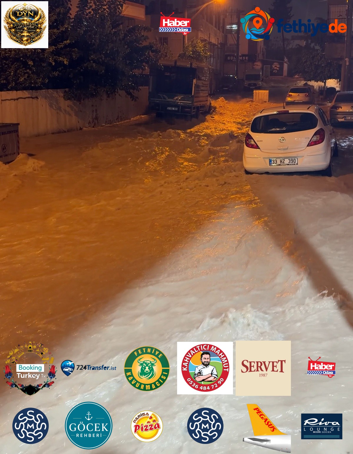 Mersin'de sağanak caddeleri dereye çevirdi! Ev ve iş yerlerini su bastı, sürücüler mahsur kaldı