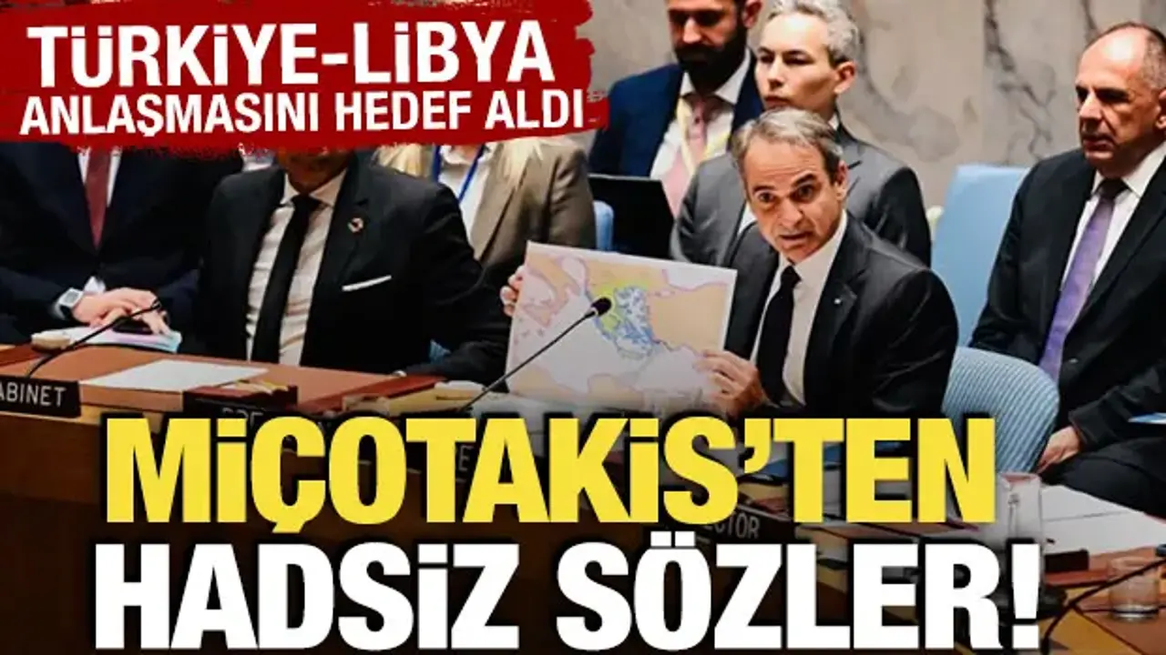 Kiryakos Miçotakis'ten hadsiz sözler! Türkiye-Libya anlaşmasını hedef aldı