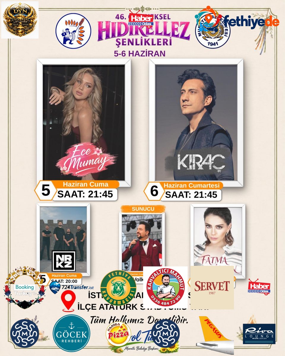 46. Geleneksel Hıdırellez Şenliklerine Davetlisiniz