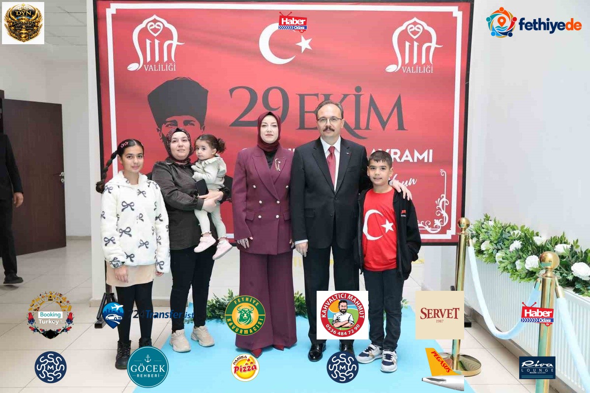 Siirt’te 29 Ekim Cumhuriyet Bayramı coşkuyla kutlandı