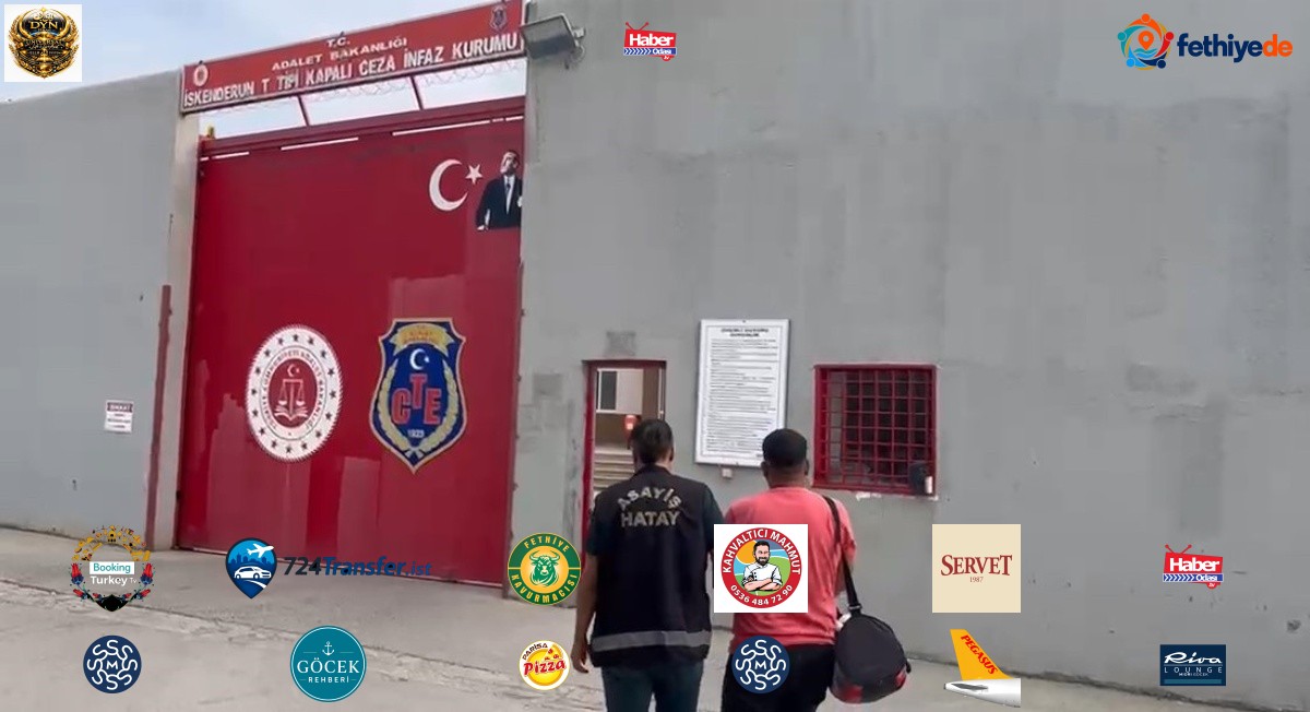 Hatay Dörtyol'da 4 yıl 2 ay hapis cezasıyla aranan 2 kişi cezaevine gönderildi