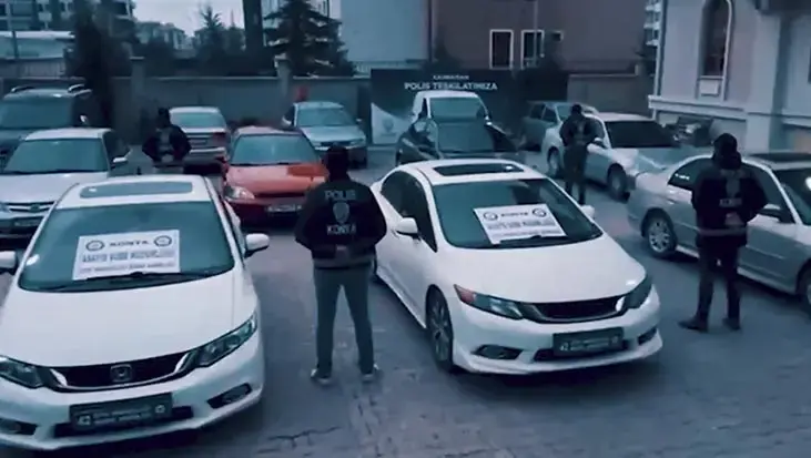 6 ilde change oto operasyonu! 61 aracın kimliği değiştirildi, 35 şüpheli gözaltında