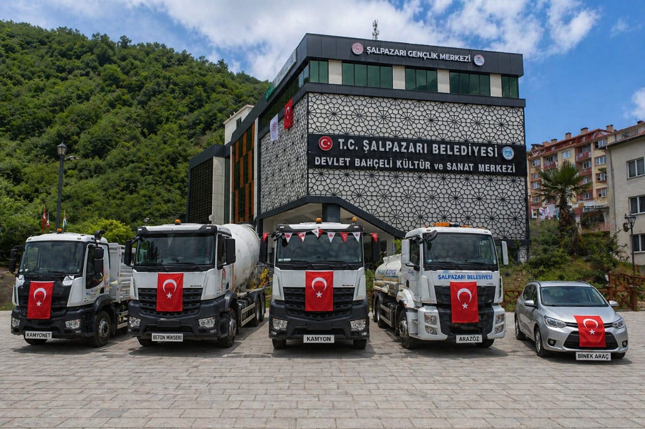 Şalpazarı Belediyesi'nden Araç Filosuna Güçlü Takviye