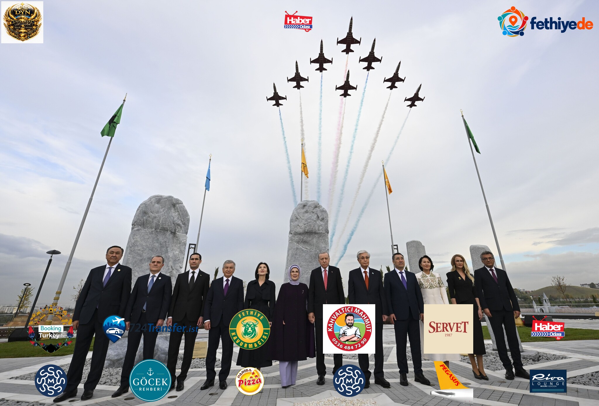 Başkan Recep Tayyip Erdoğan ve beraberindeki heyet, Türk Devletleri Teşkilatı (TDT) 13. Devlet ve Hükümet Başkanları Zirvesi kapsamında,