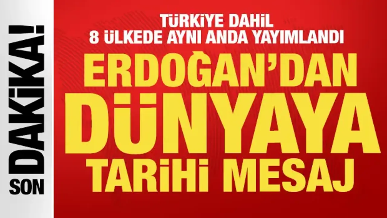 Cumhurbaşkanı Erdoğan'dan Türk dünyasına tarihi çağrı: 21. yüzyıl bizim yüzyılımız olacak