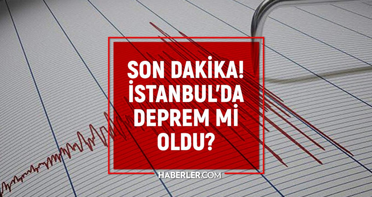İstanbul'da deprem mi oldu? SON DAKİKA! 30 Ekim İstanbul'da az önce nerede deprem oldu?